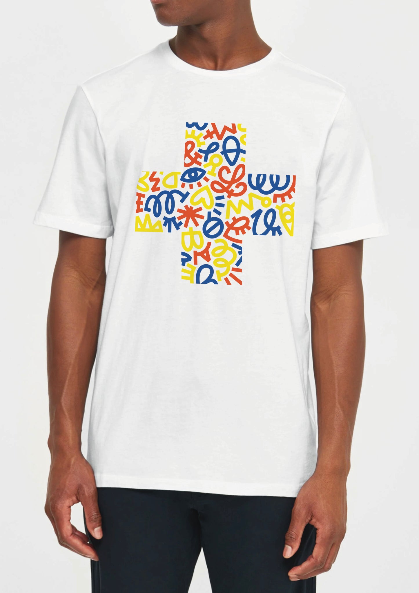 022-01 TSHIRT GLYPHES / FRONT