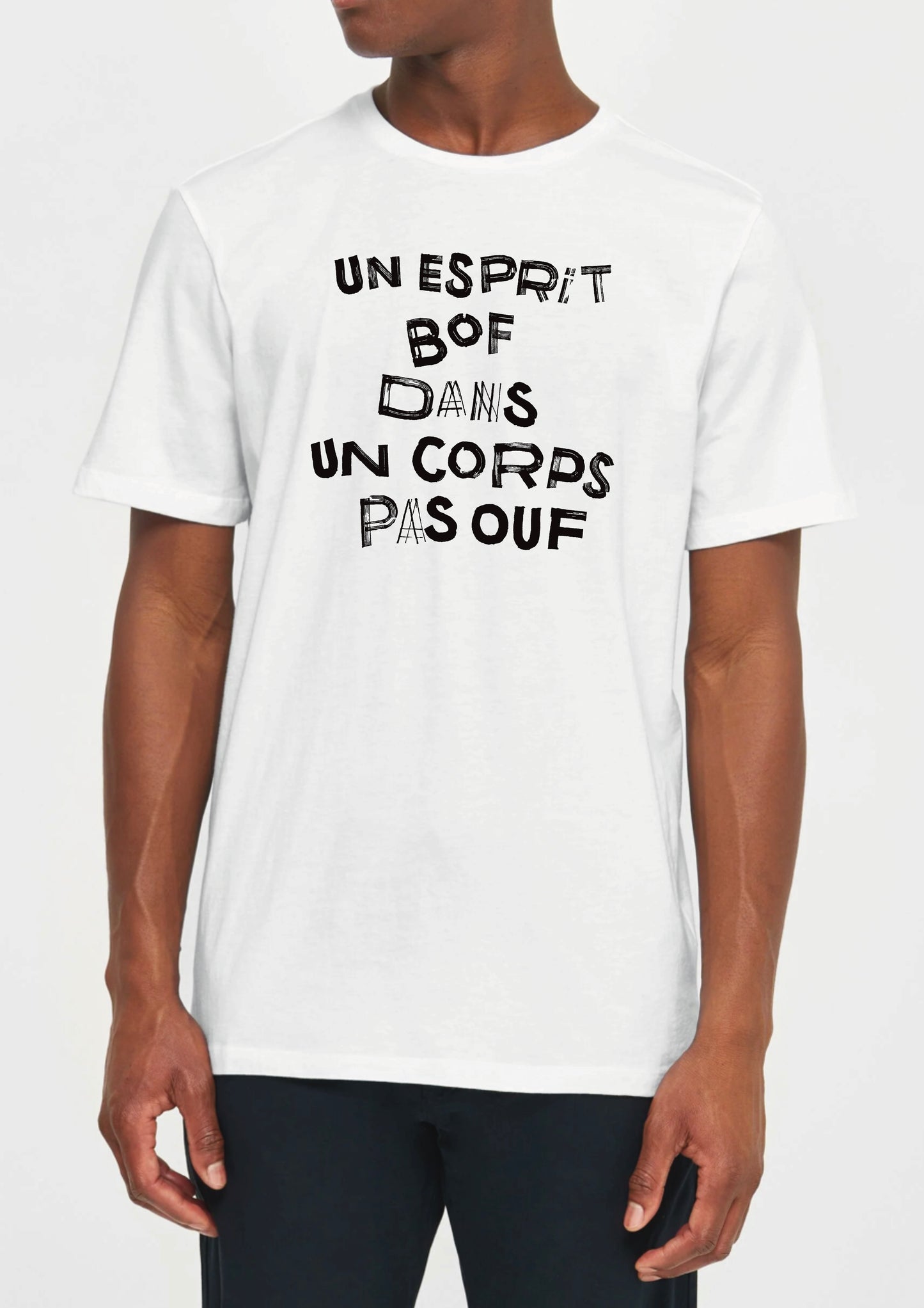 004-01 T-SHIRT UN ESPRIT BOF WHITE